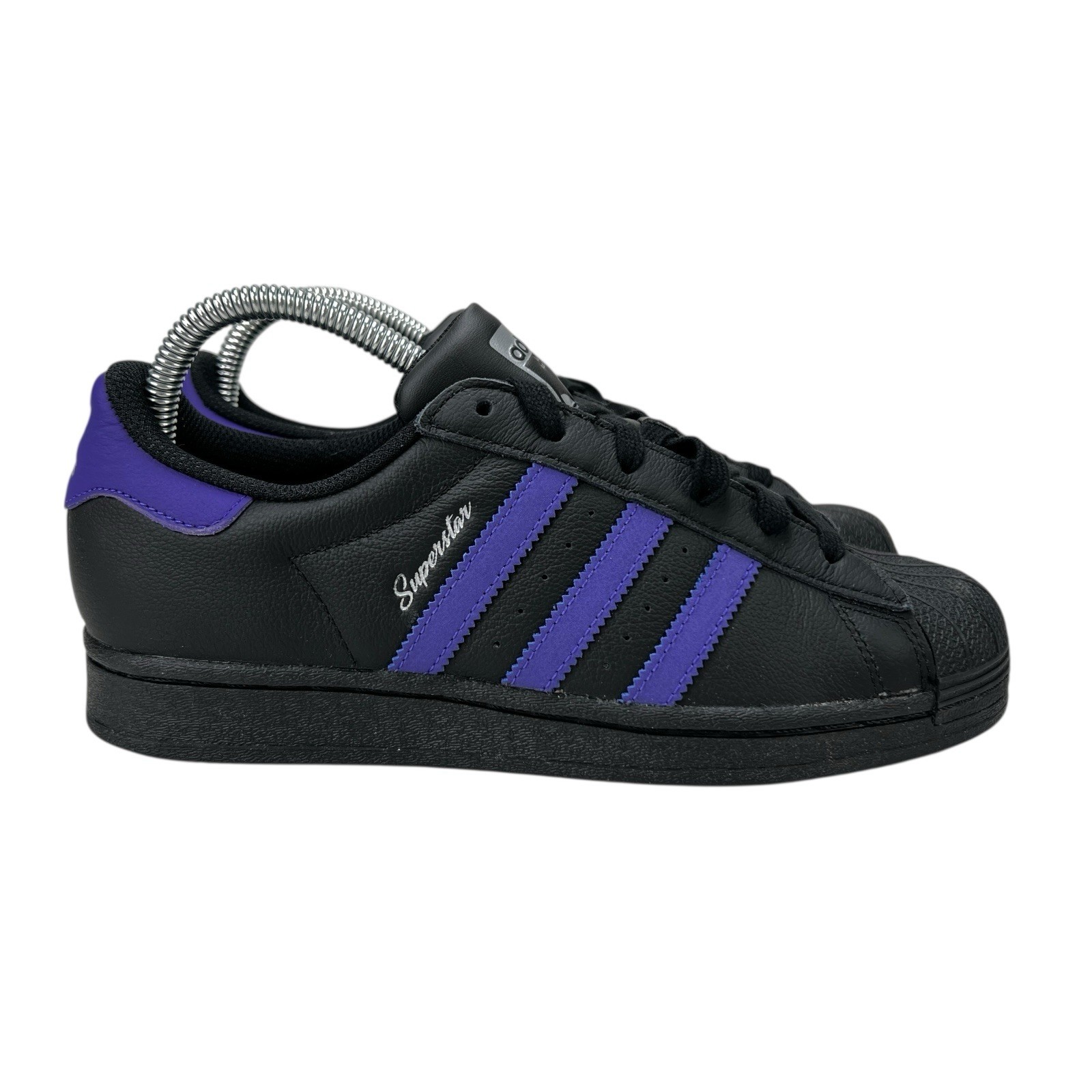 Adidas Superstar Shell Toe Core Black Purple Shoes IE3000 Women’s Sizes 6 – 7.5