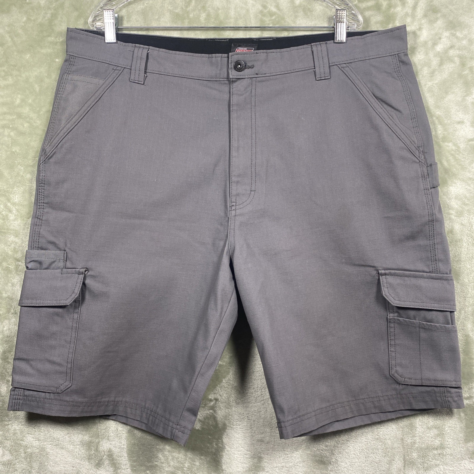 Dickies Ripstop Ultimate Cargo Short Size 40×11 Gray Relaxed Fit Temp Control