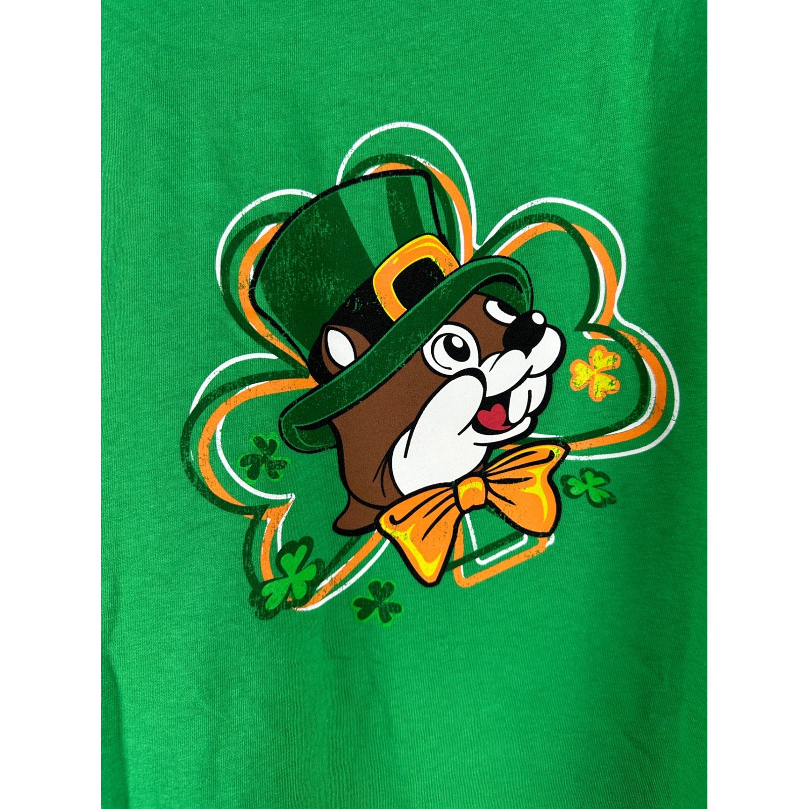 Buc-ee’s St Patricks Day Shirt Mens 2X Green Shenanigans Leprechaun Beaver Tee