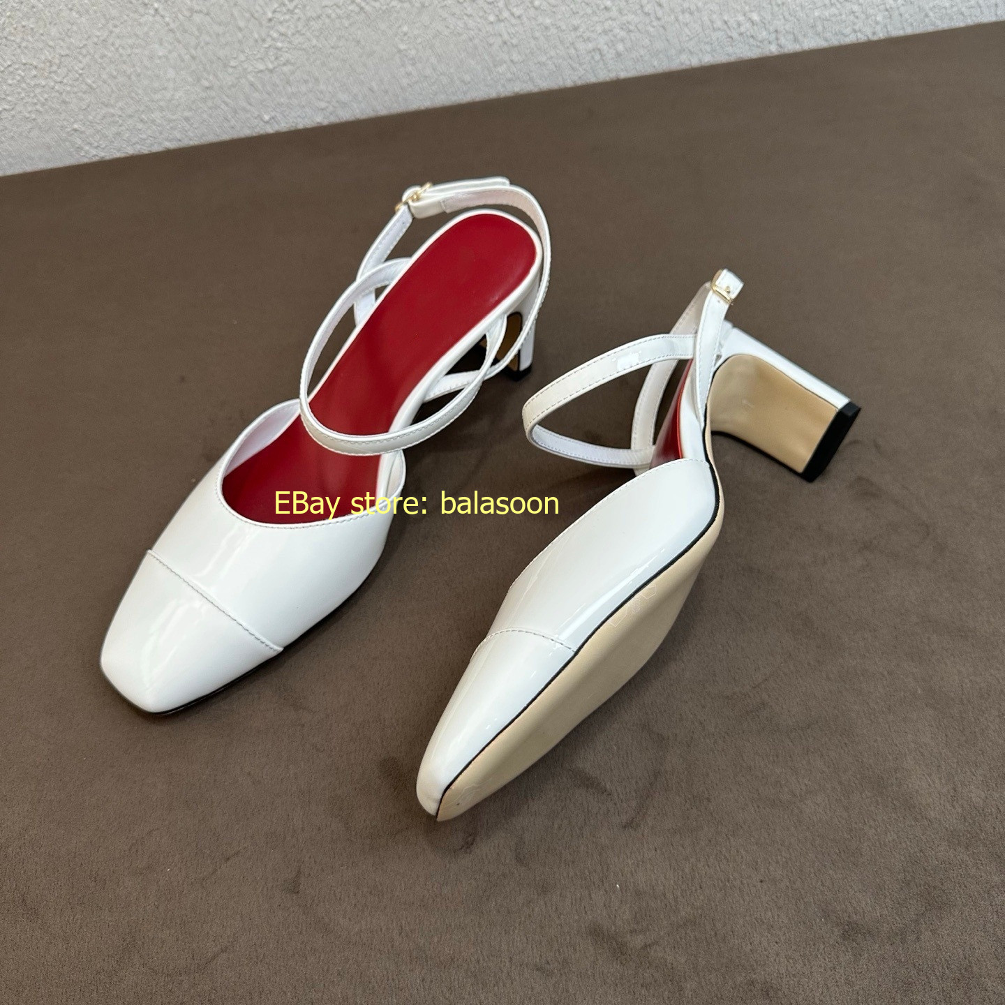 Summer 2026 Square Head Dopamine Mary Jane High-Heeled Sandals Thick-Heeled