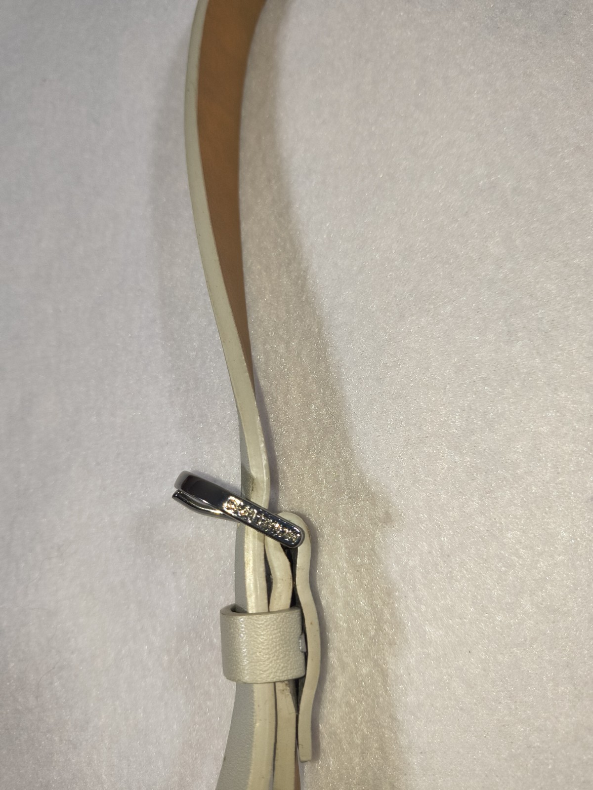Michael Kors Monogram Beige/White Shoulder Bag Zip, Detachable Adjustable Strap