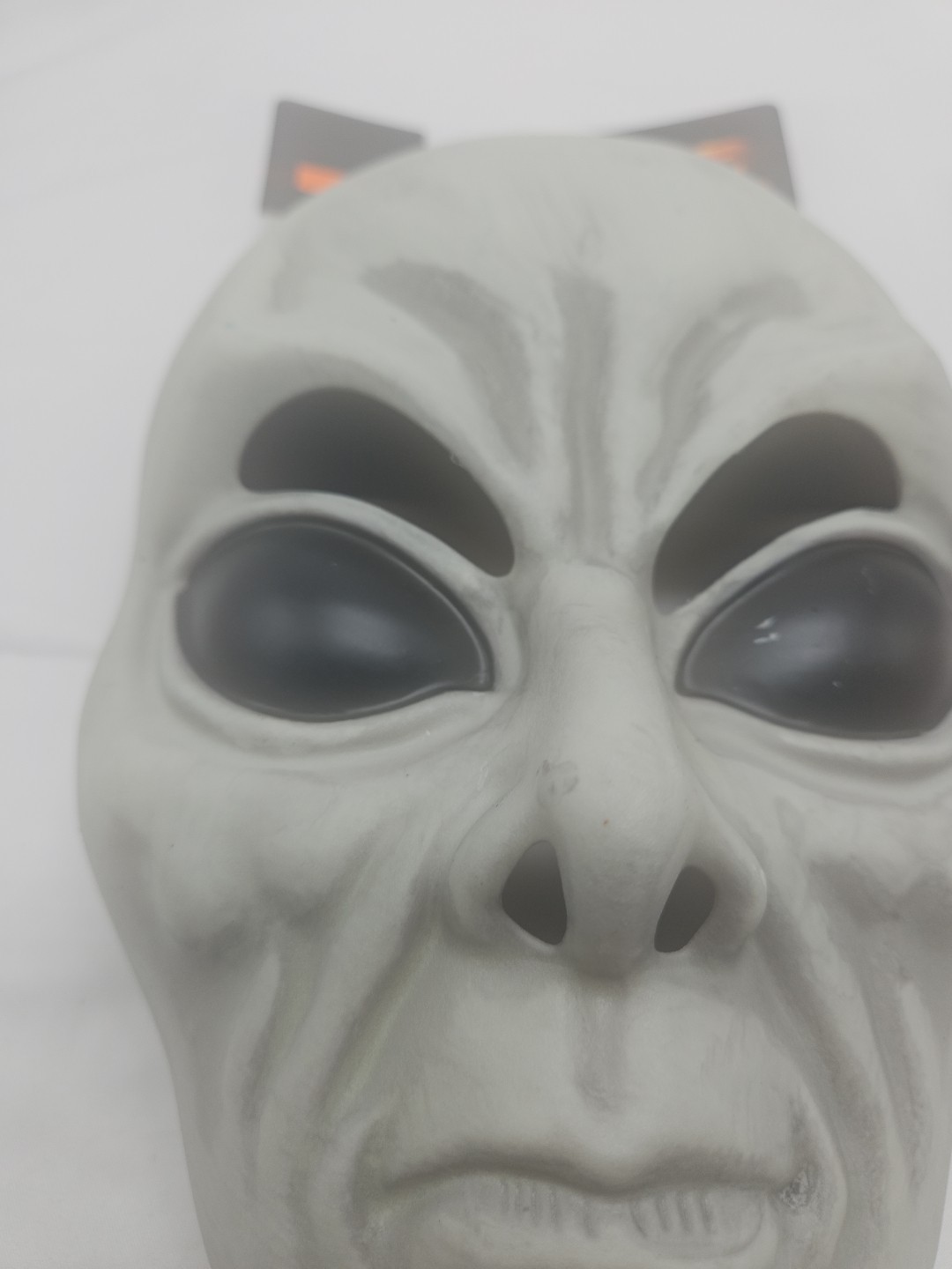 Lot of Two Halloween Masks Glow In Dark Alien And Moveable Clown Jaw Mask
