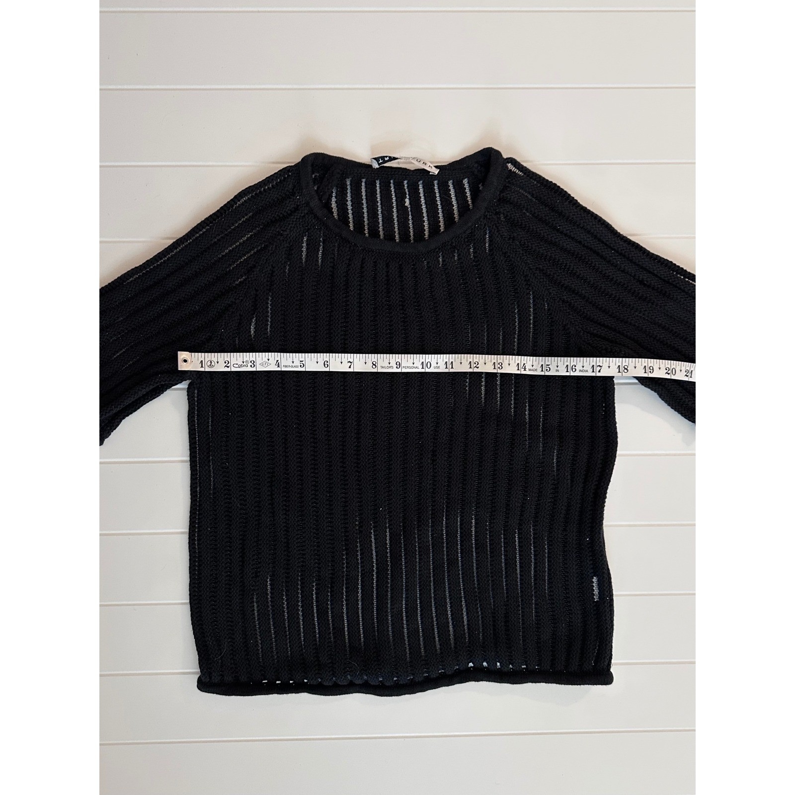Trina Turk Open Knit Palm Beach Chic minimalist capsule wardrobe top