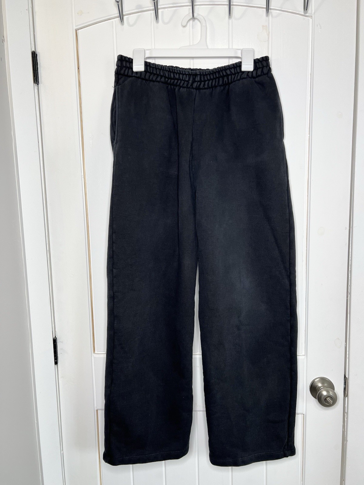 Velour Garments 600 GSM ‘Anthracite’ Straight-leg Pants × 1