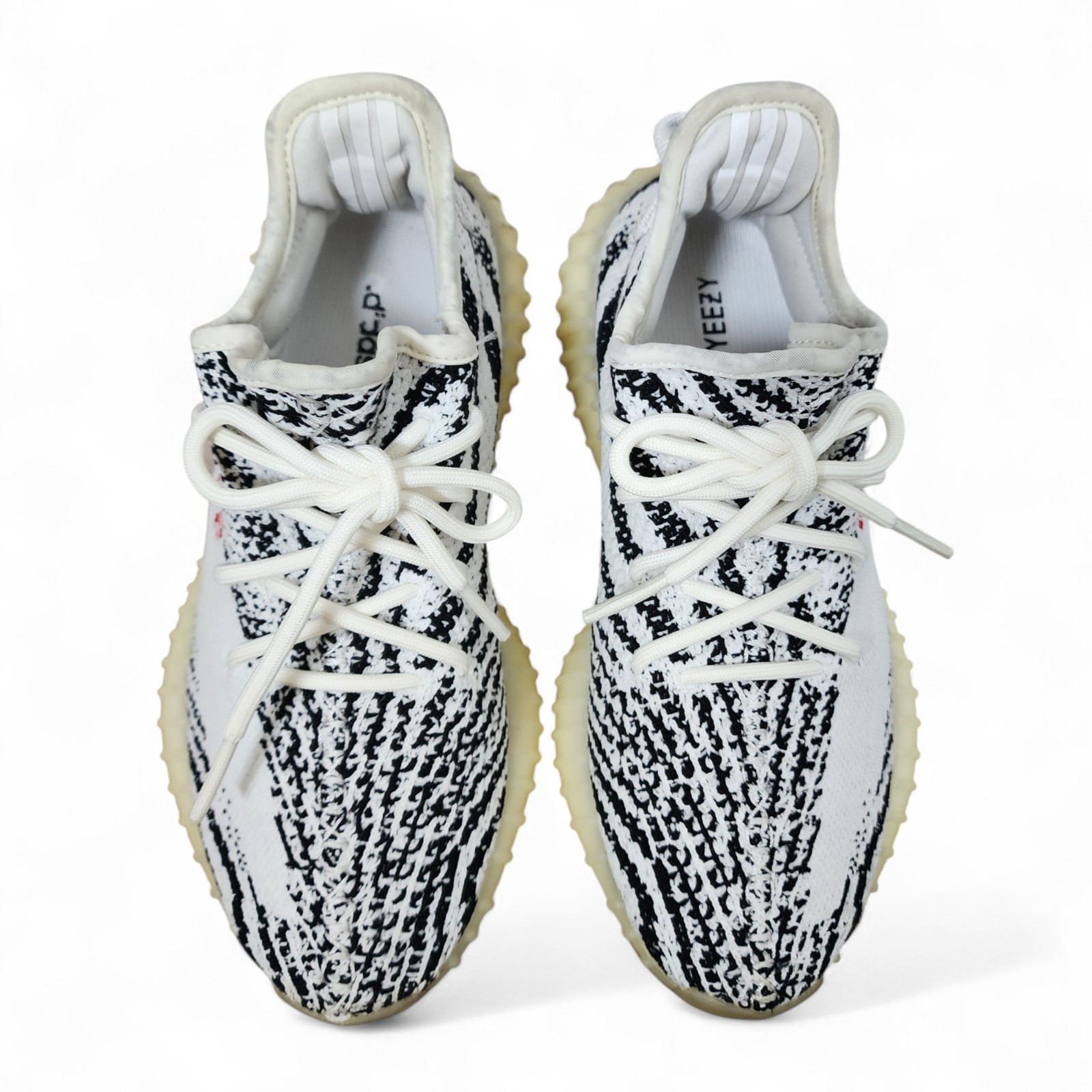 Adidas Yeezy Boost 350 V2 ‘Zebra’ Streetwear White Black Red CP9654 Men’s Size 6