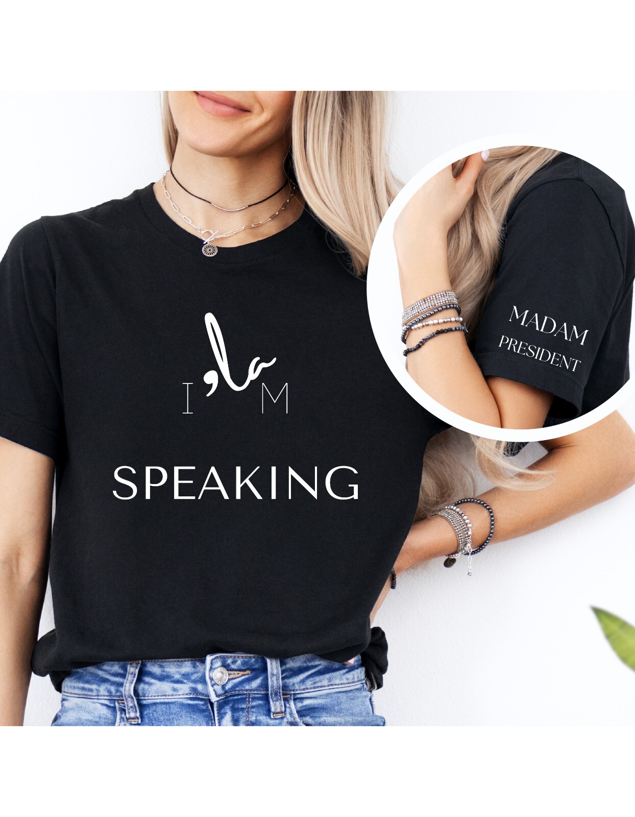 Kamala Harris 2024 Comma La For The People, 47 I am Speaking, Cat Ladies T Shirt