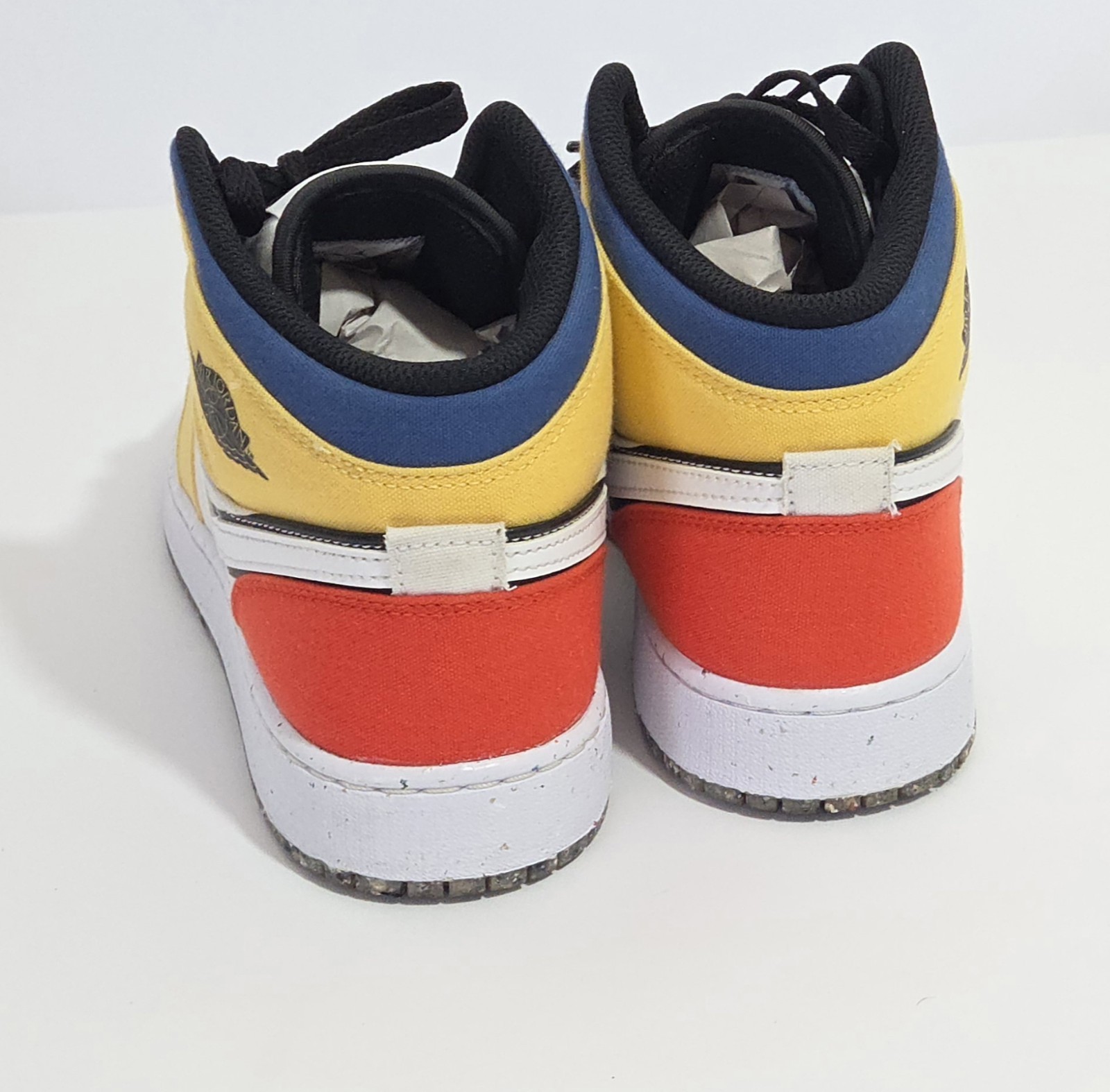 Air Jordan 1 Mid SE GS ‘Multi-Color Canvas’ Size 7Y PREOWNED