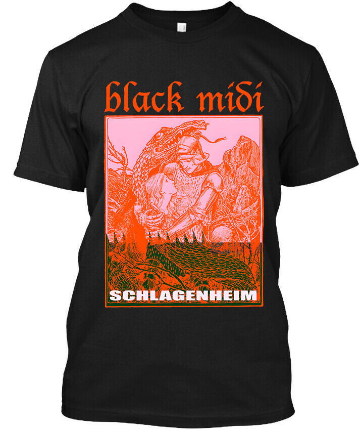 NEW! Popular Black Midi Schlagenheim English Music Vintage T-Shirt Size S-4XL