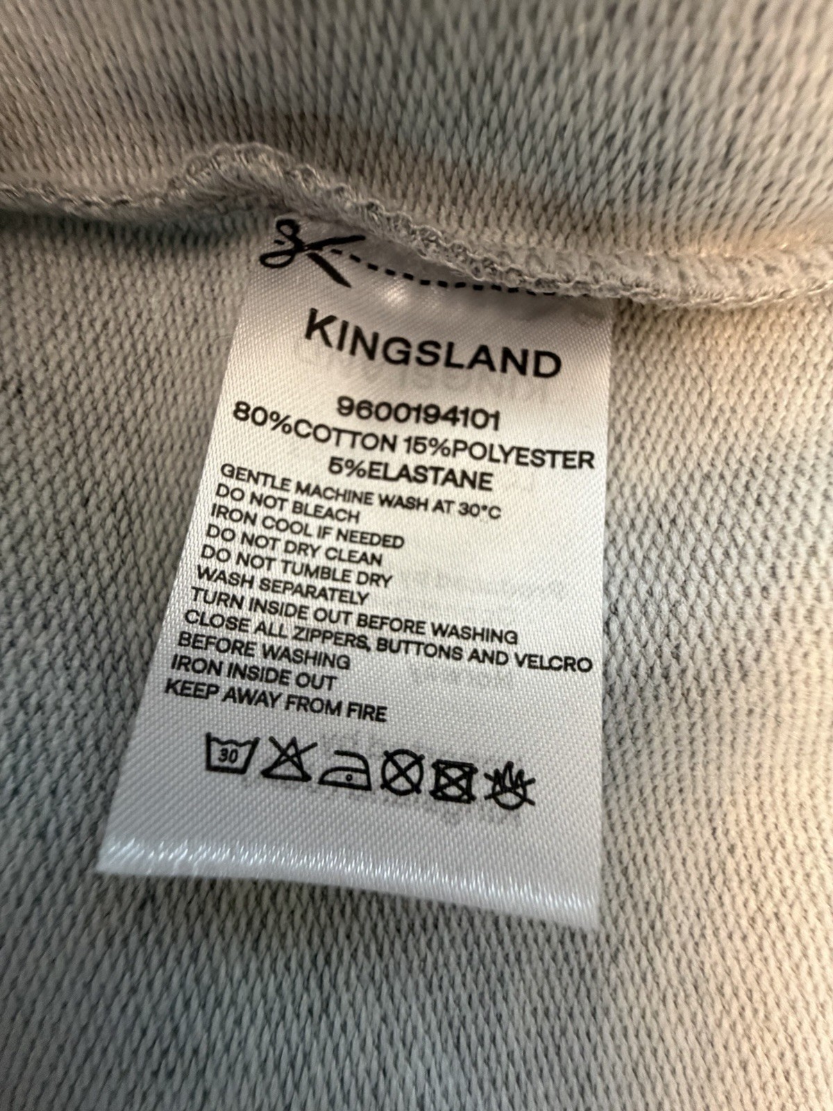 Kingsland Winter Equestrian Festival Pullover Sweatshirt Grey Crewneck Women’s M