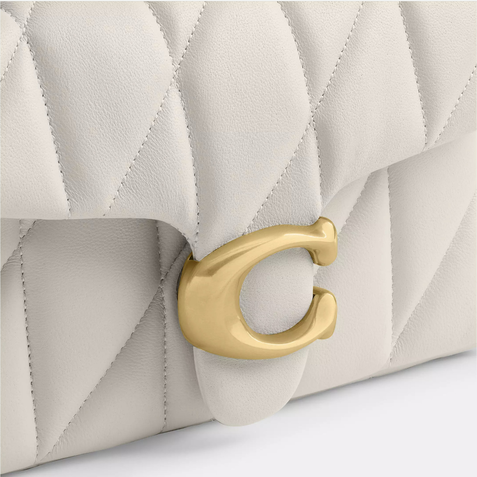 COACH Tabby Shoulder Bag 20 Quilted Flower White CP149 B4/HA New