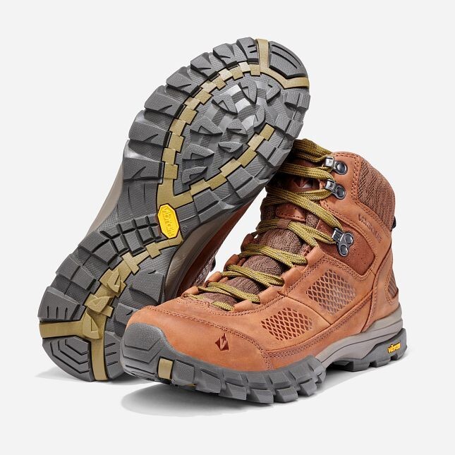 Vasque Men’s Talus Mid Waterproof Hiking Boot Brown Leather NEW 7 M