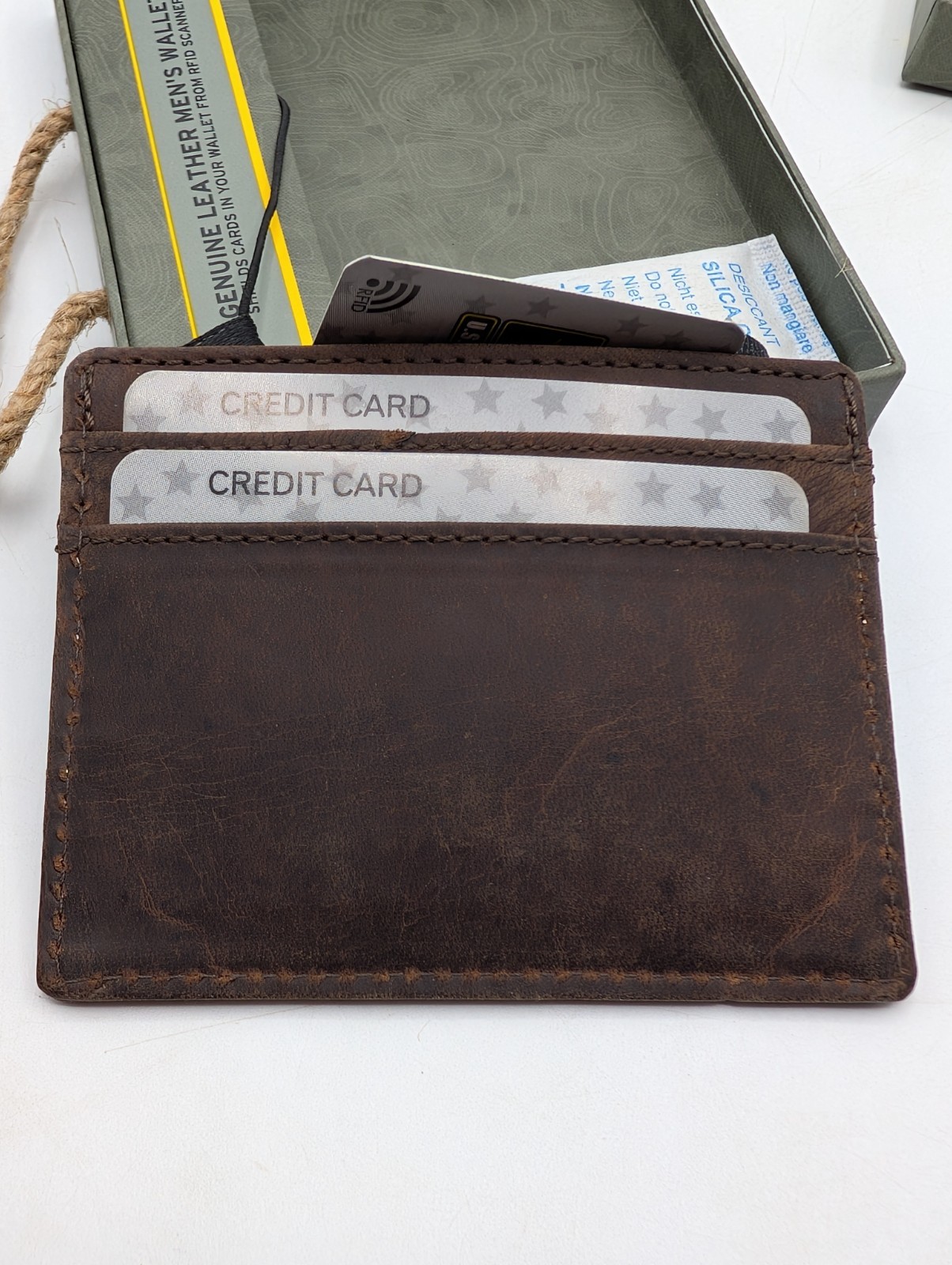 U.S. Armed Forces RFID Men’s Genuine Leather Wallet US Army