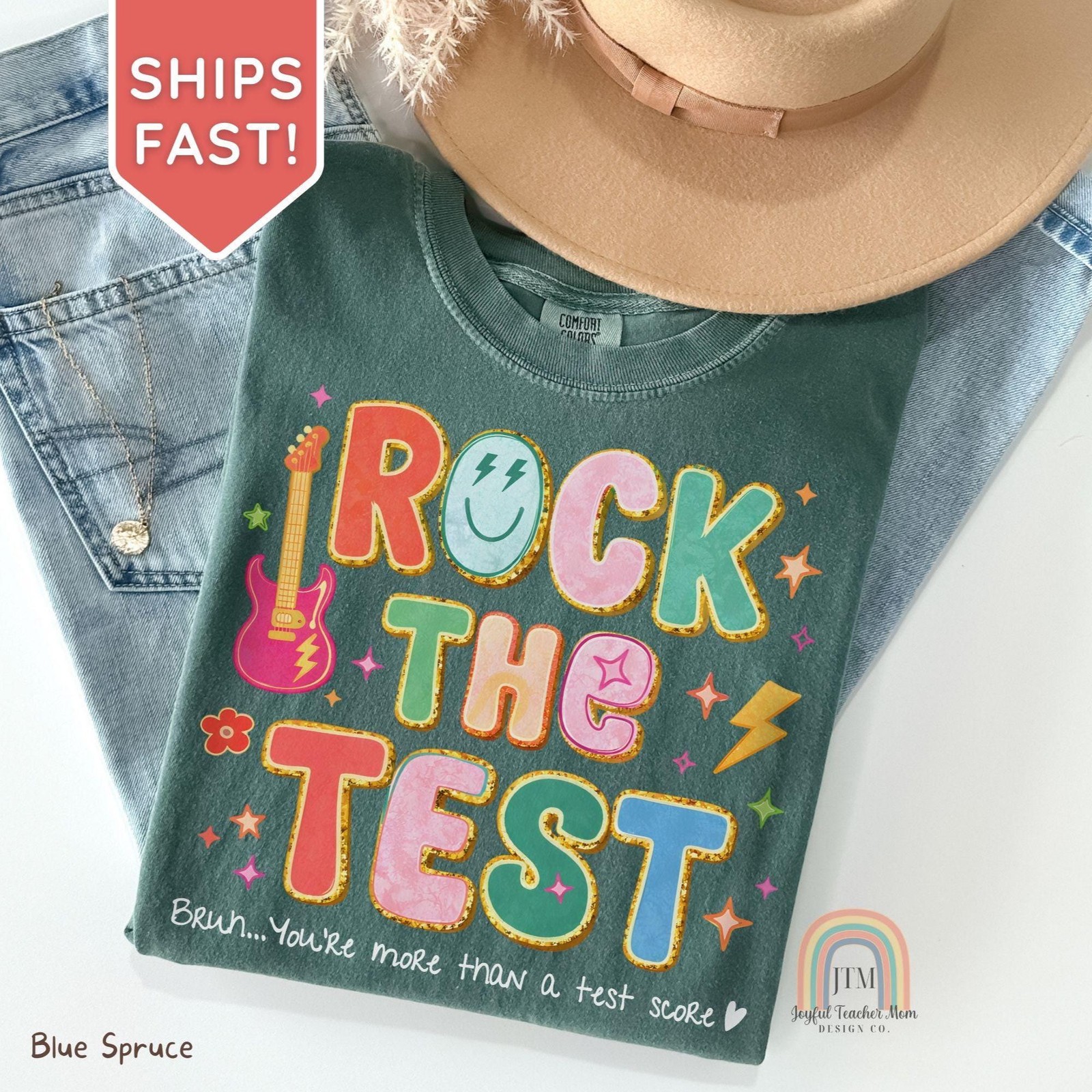Rock the Test Day Teacher Shirt, State Testing Tee, Testing Coordinator Tshirt