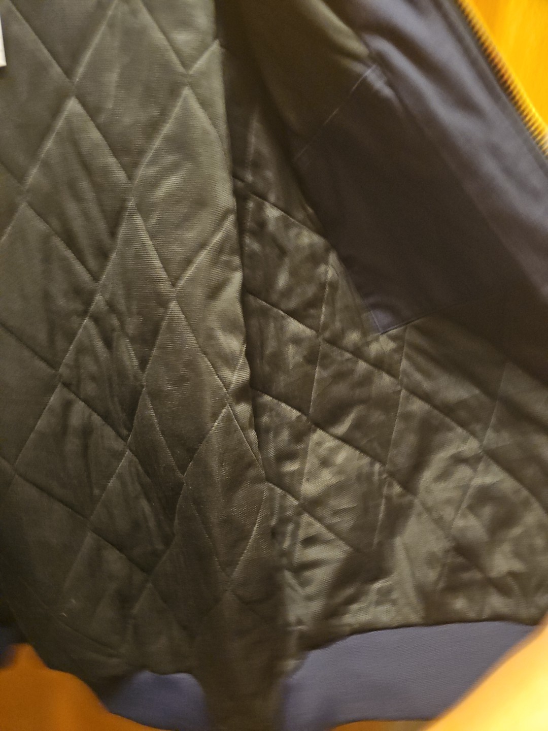 Carhartt Canvas Coat 59376-20 Hooded Navy Insulated Duck Quilt Lined XL Safety