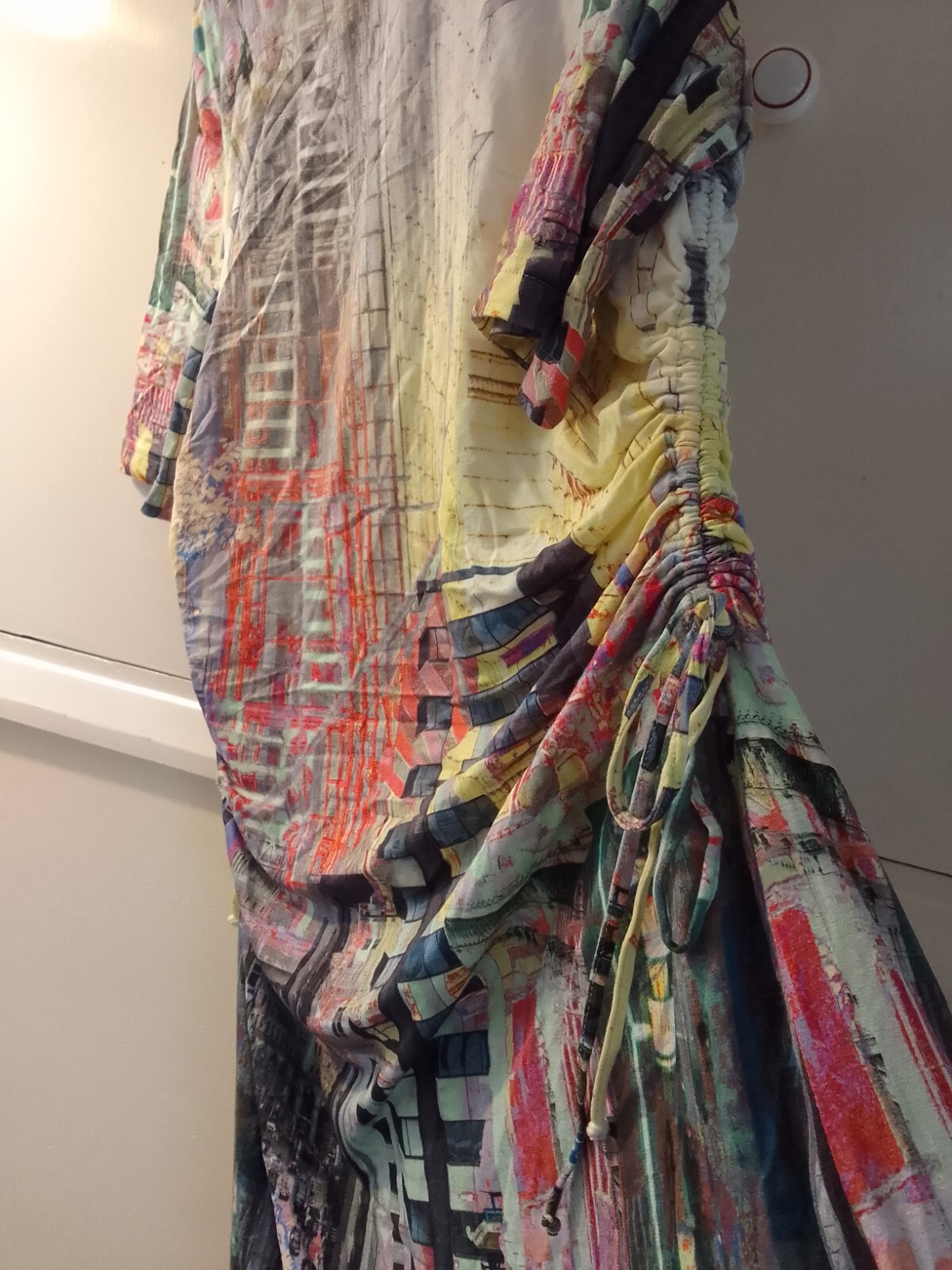 ~Multi Coloured/Patterned Dress By Apanage In Size 12 city patterned