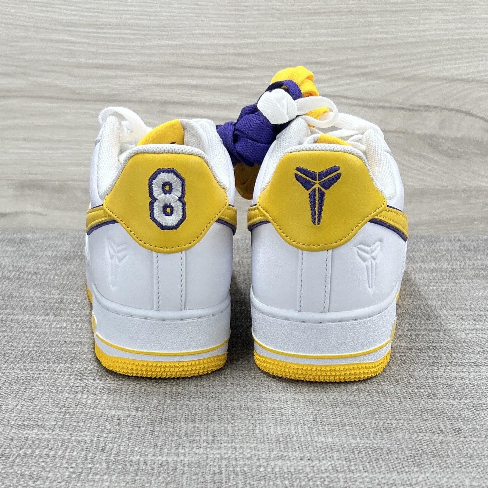 Nike Air Force 1 Low Retro QS AF1 Kobe Bryant Lakers Home Mens 11 [FZ1151-100]