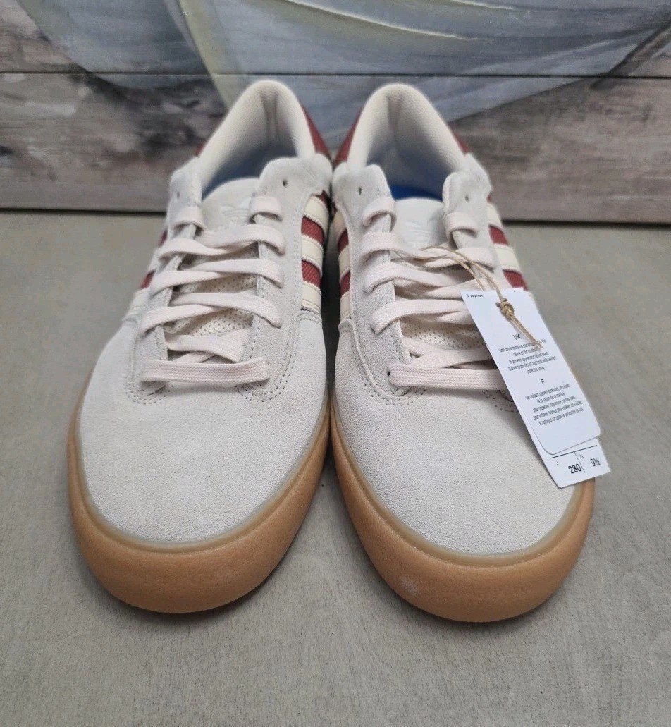 Adidas Men’s Matchbreak Super Sneakers SZ 10 Wonder White Preloved Ruby JH5715