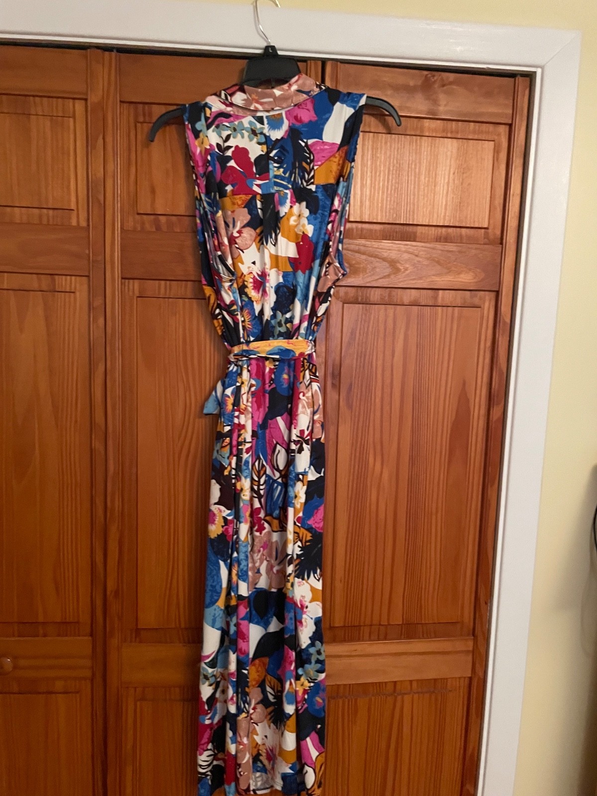 Pretty womens printed shirtdress, size 1X