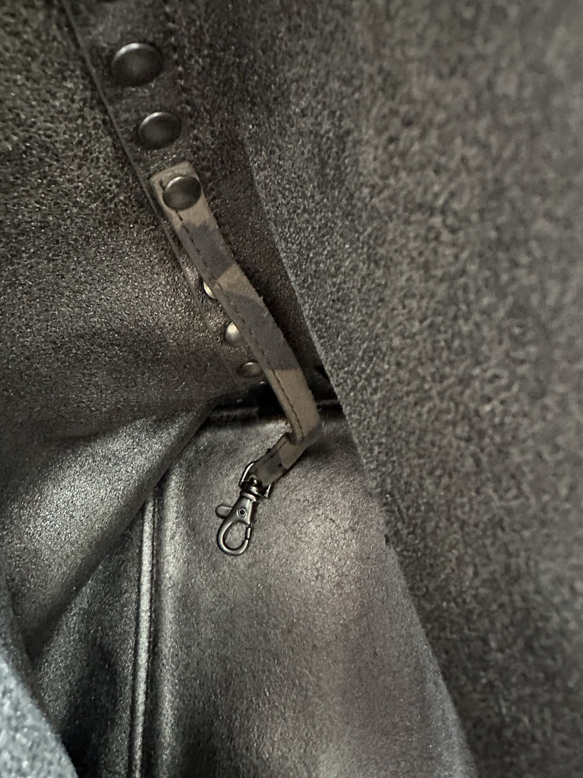 Rebecca Minkoff Suede Camo Studded Tote Handbag In Olive And Brown