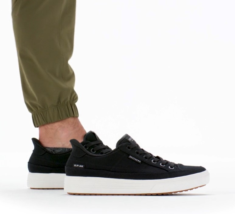 Men’s Skechers Slip-ins: Arch Fit Arcade – See Ya There BLACK Freeshipping – US