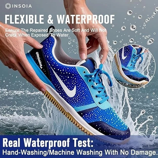 Shoe Glue Sole Repair Kit Heavy Duty Shoe Adhesive Waterproof Flexible Clear Fix