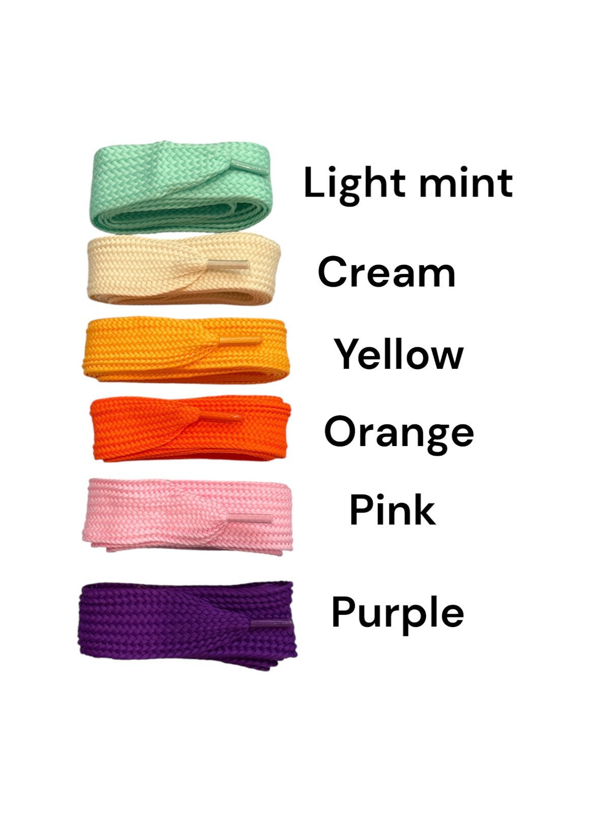 EXTRA WIDE Shoe Laces Strings Super Wide 3/4″ 1″ & 1 1/2″ 45″ 54″ 72 Long.