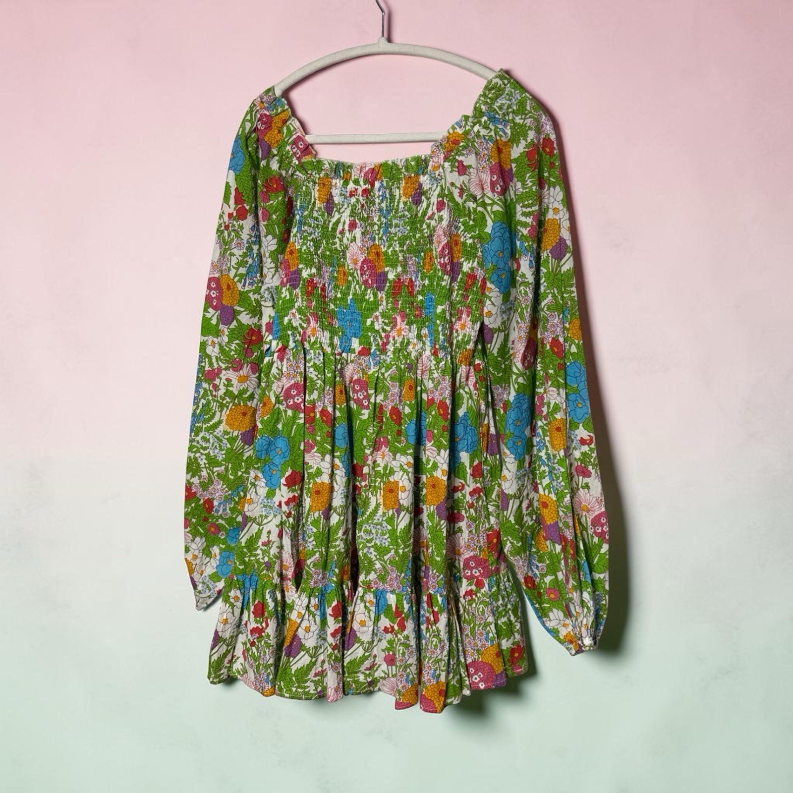 Mille , Calista Dress In Summer Garden , Women’s Size Large, Resort & Travel