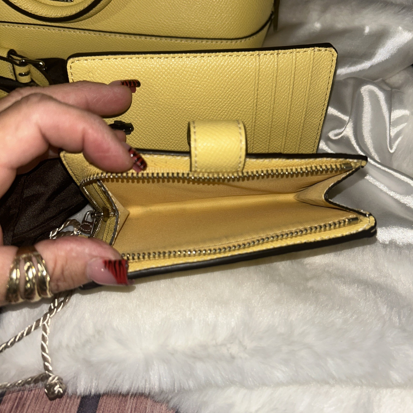 Coach 27591 Crossgrain Mini Sierra Satchel And Matching Wallet And Dust Bag