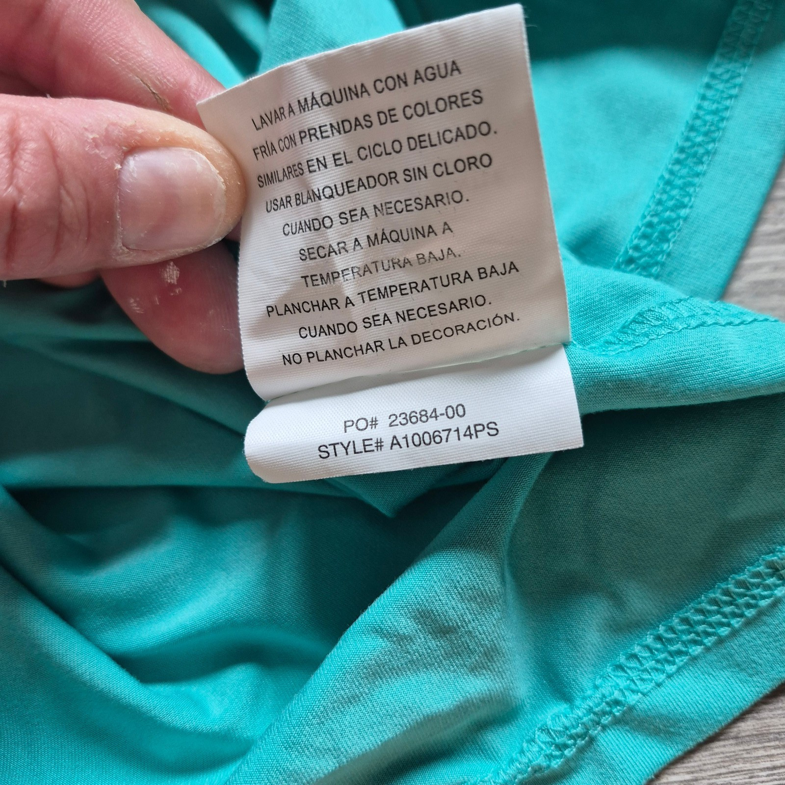 Hang Ten UV Protection 50+ Sea Foam Green Polyester Long Sleeve Shirt Size XL