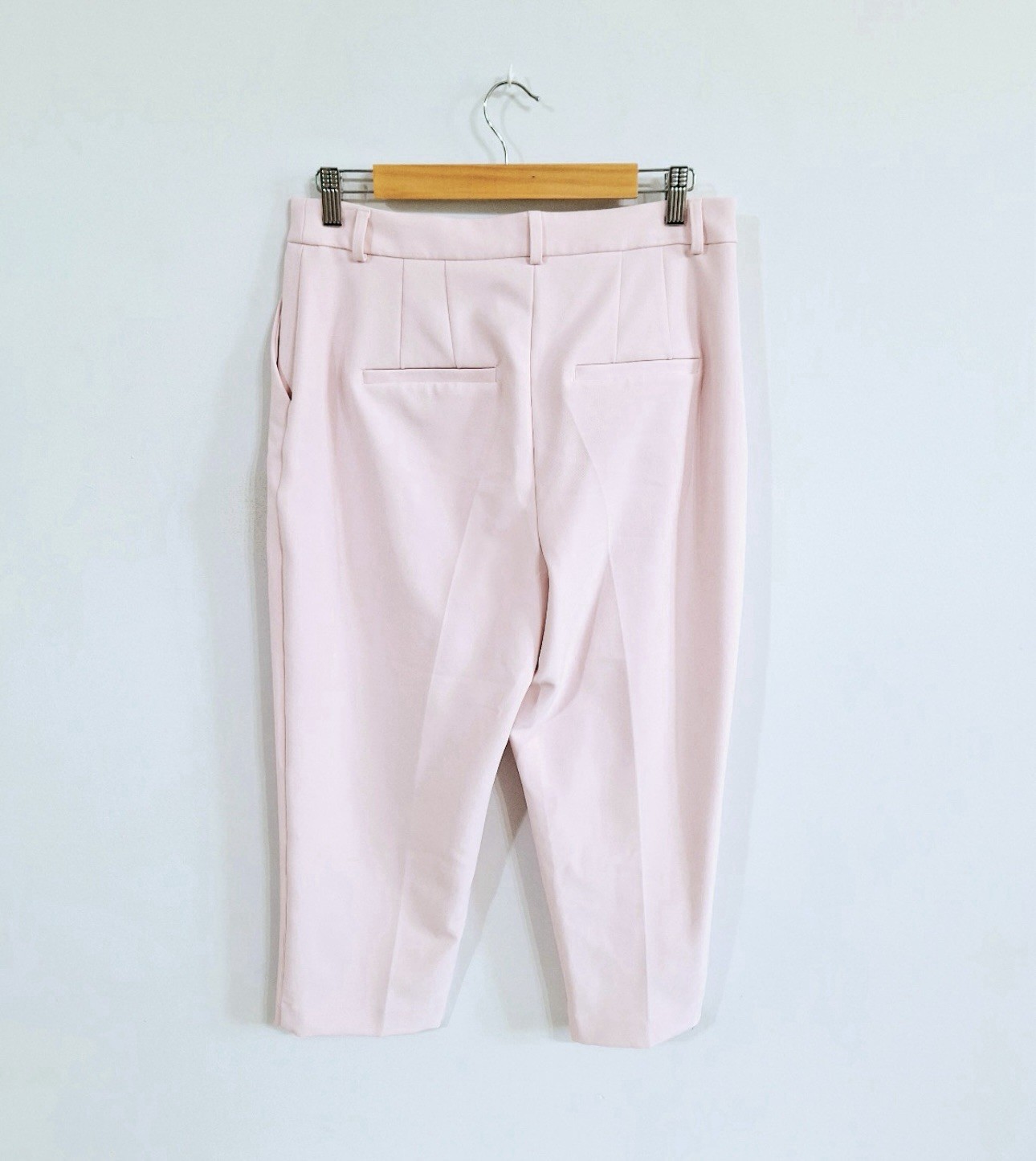 Express Editor Pink 2-Piece Pant Suit Set Sleeveless Vest & Straight Pants 10S
