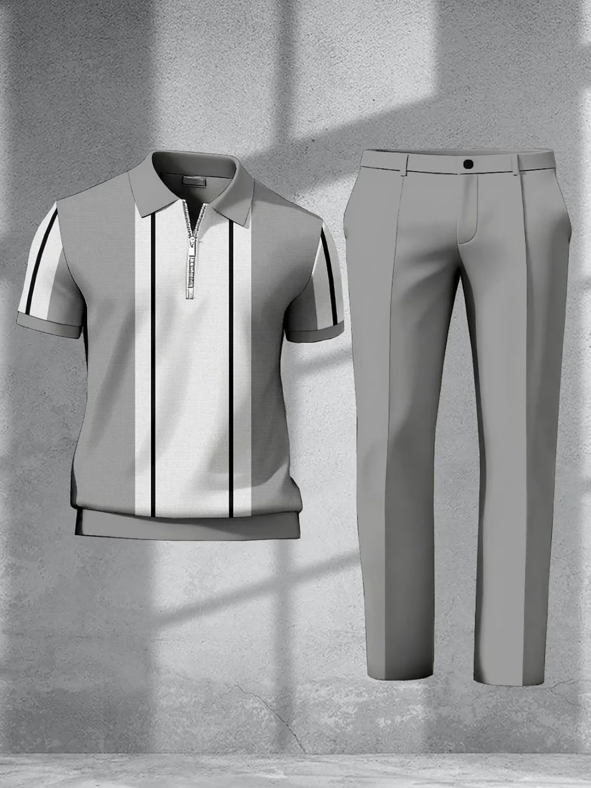 TWO men’s Large outfits Gray and Brown – SEE PICTURES. Reducing Last Chance
