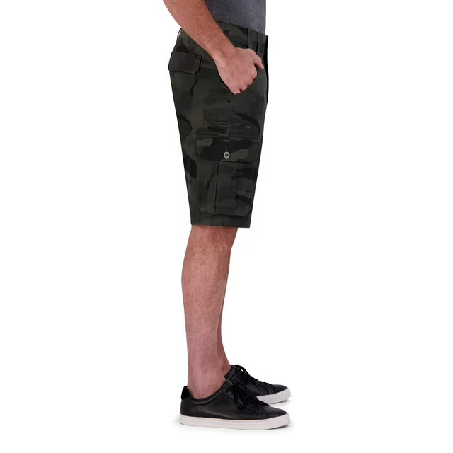 Iron Co Men’s Stretch Multi Pocket Cargo Short Size 40 Jungle Camo