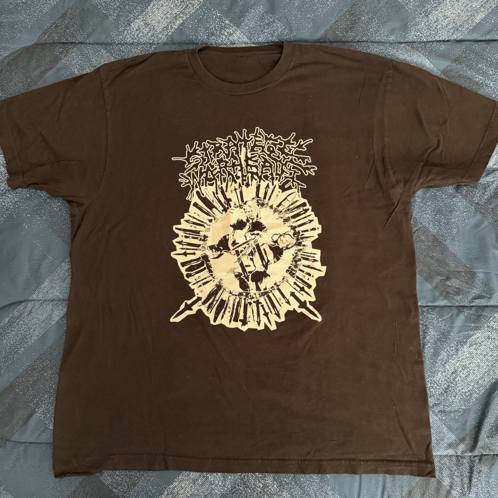RARE Strategic War Heads (U.S.) War head XL T Shirt 2016 Grindcore Punk D-Beat