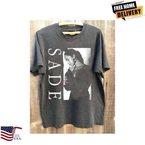 Vintage Sade 90s Concert T-Shirt, Unisex Pop Music Tee