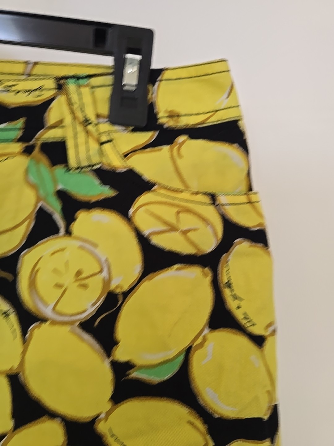 Dolce & Gabbana Beachwear Lemon Print Mini Skirt Size M Made In Italy Authentic