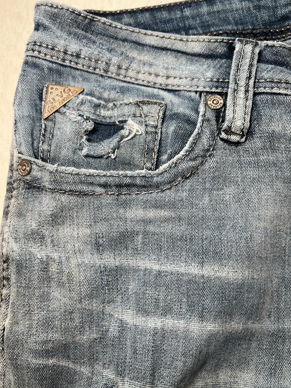 Salvage Supply Co Buckle Mayhem Straight Fit 34R Jeans Men’s 34×32 SLVG 23-460