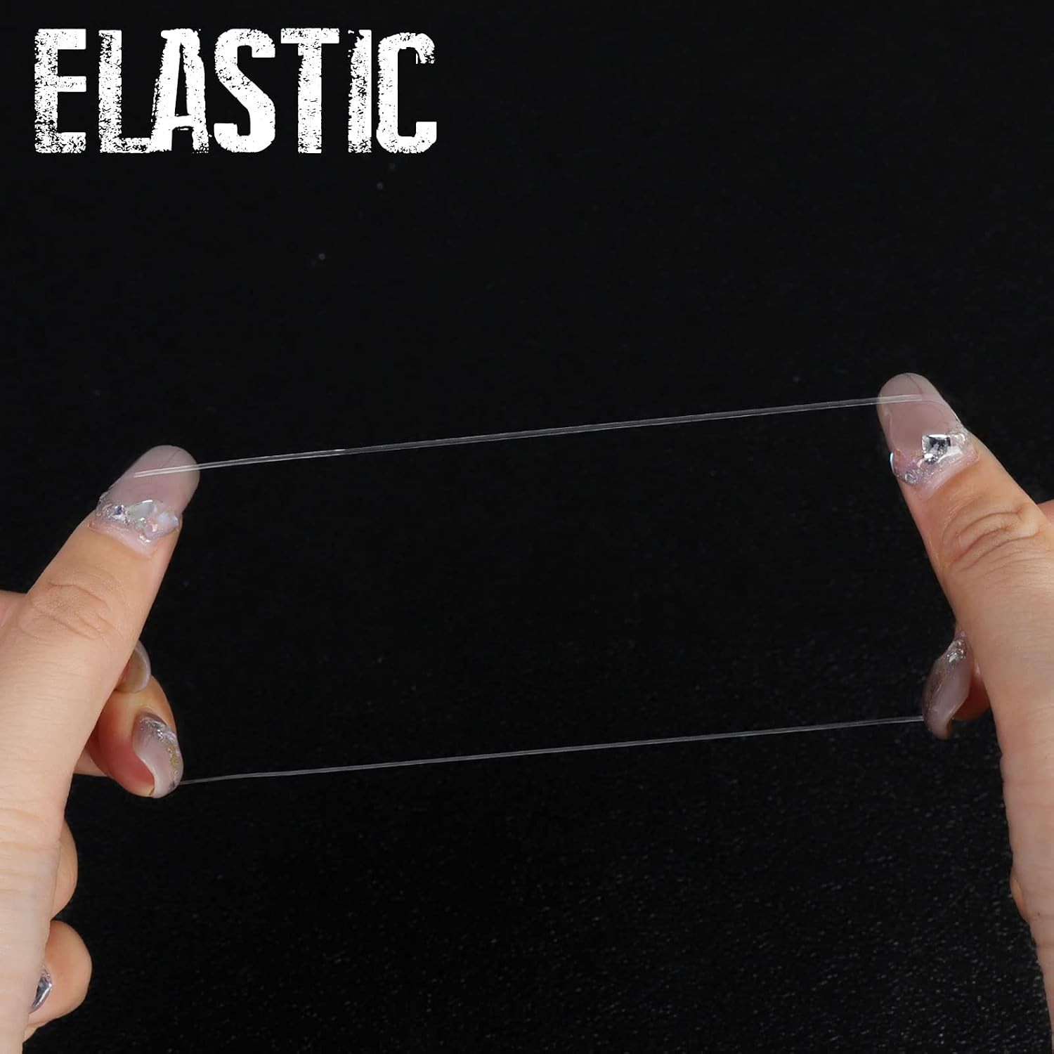 Clear Elastic Ties Hair Elastics, Clear Elastics Rubber Bands for Hair Rubber