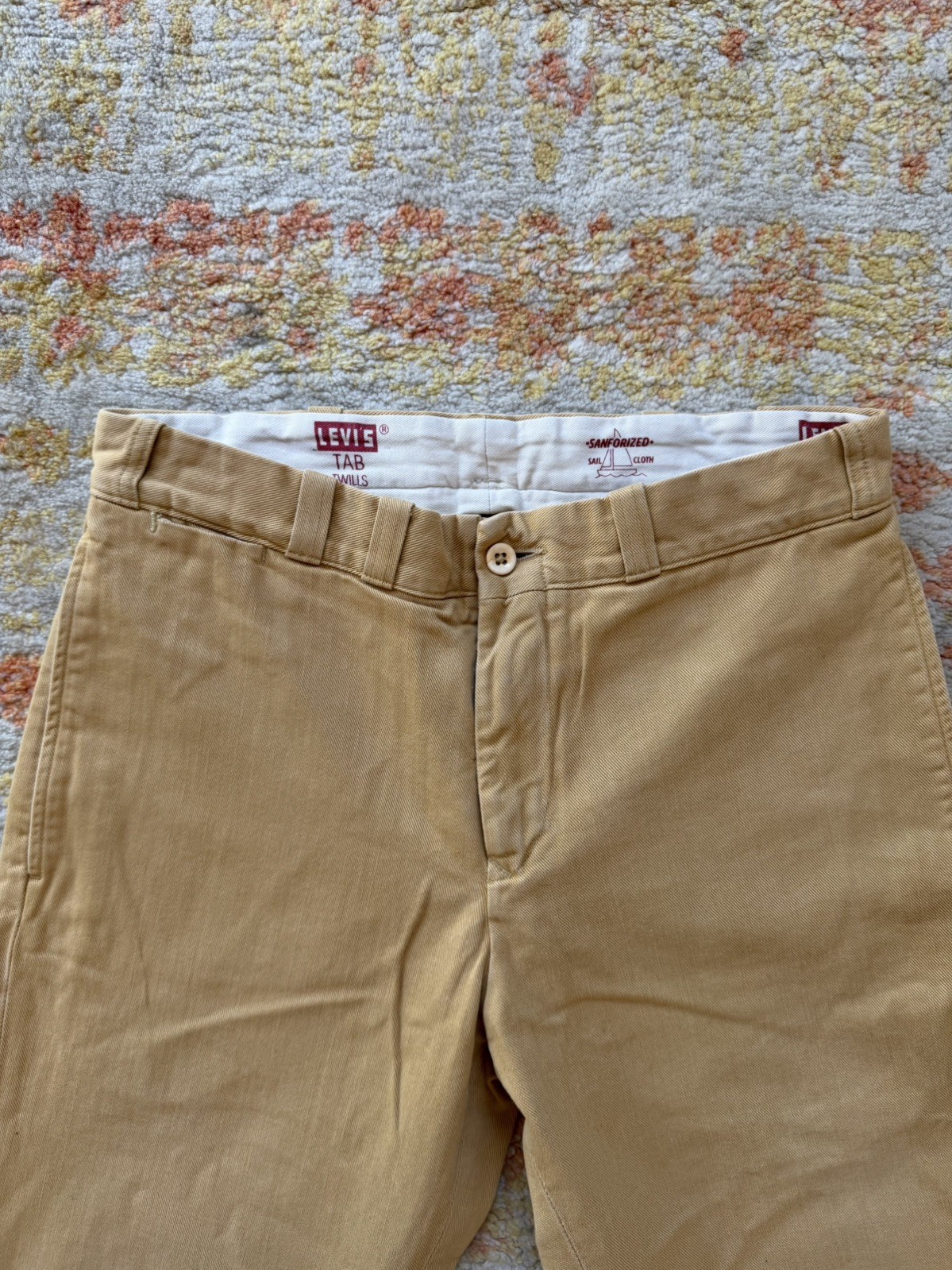 Levis LVC Tab Twills Trouser Pants Big E Men Size 28 x 32 Msrp $240