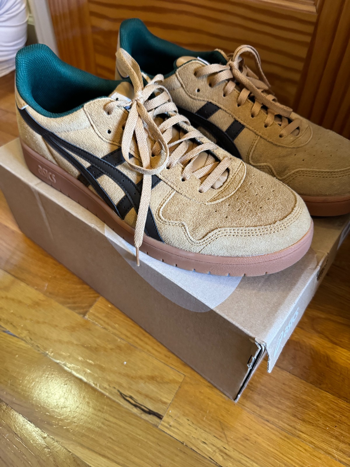 Asics Japan Pro S – Skateboarding – Size 12 – Brown Coffee Woodthrush