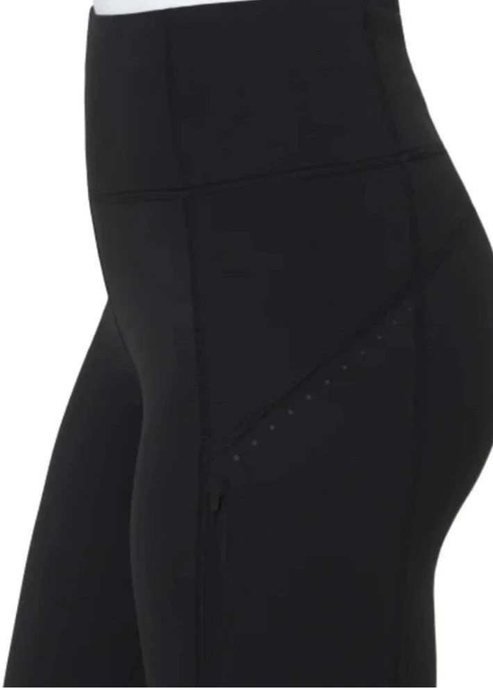 Mondetta Women’s High Waist Active Leggings Black Size XL NWT