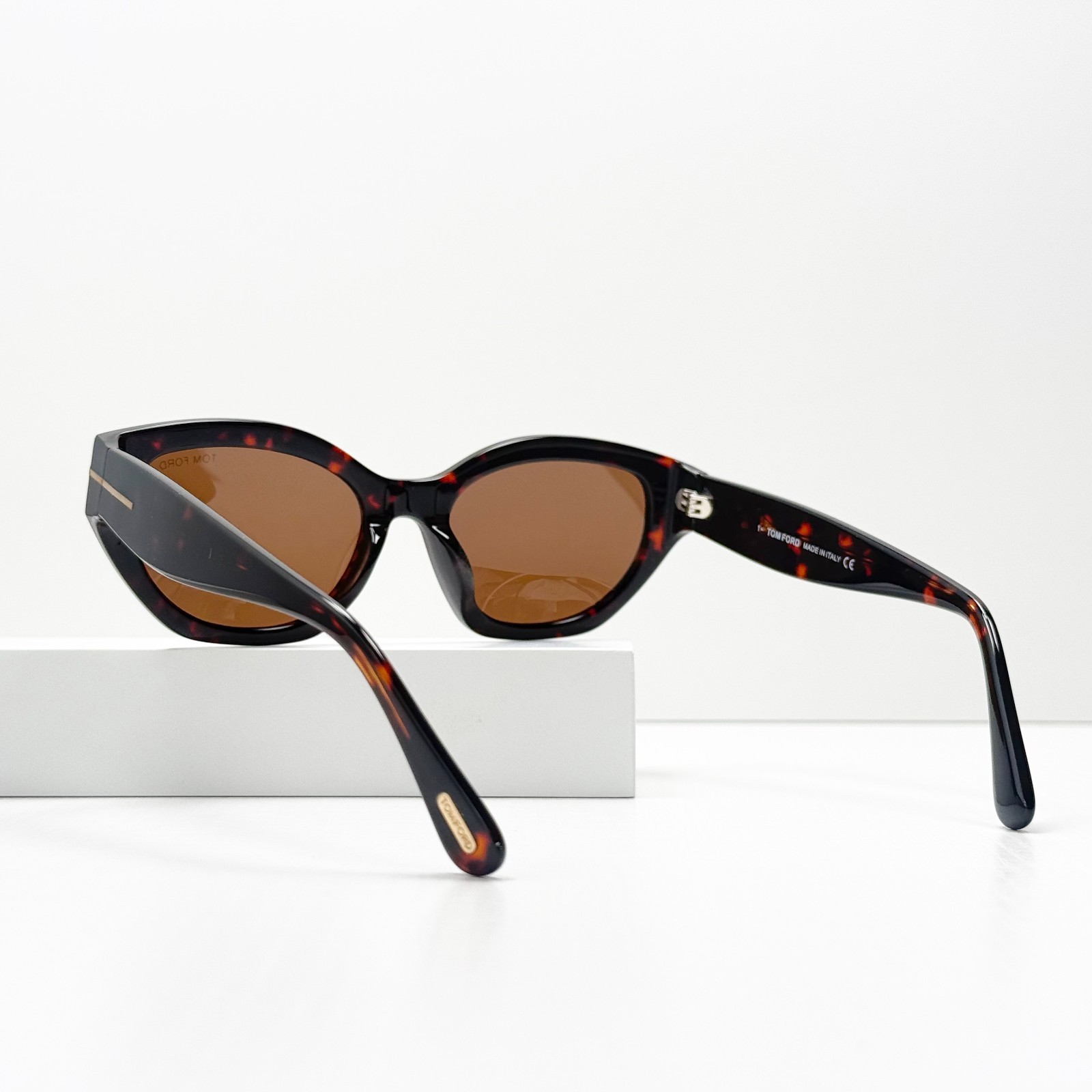 Tom Ford Penny FT1086 Sunglasses Havana Brown Unisex 55mm New