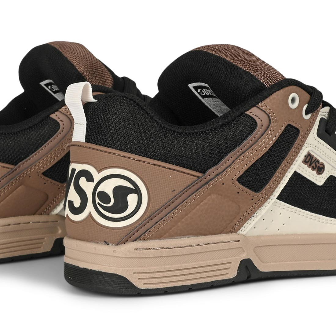 DVS Comanche Skate Shoes – Black/Taupe/Brown