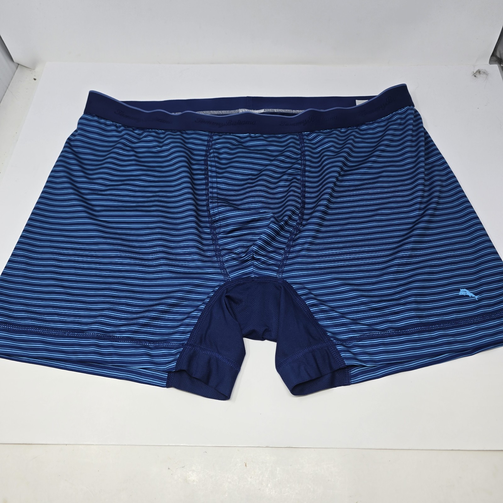 Tommy Bahama Men’s Size 2XL 2 pack Mesh Tech Boxer Briefs Blue White XXL