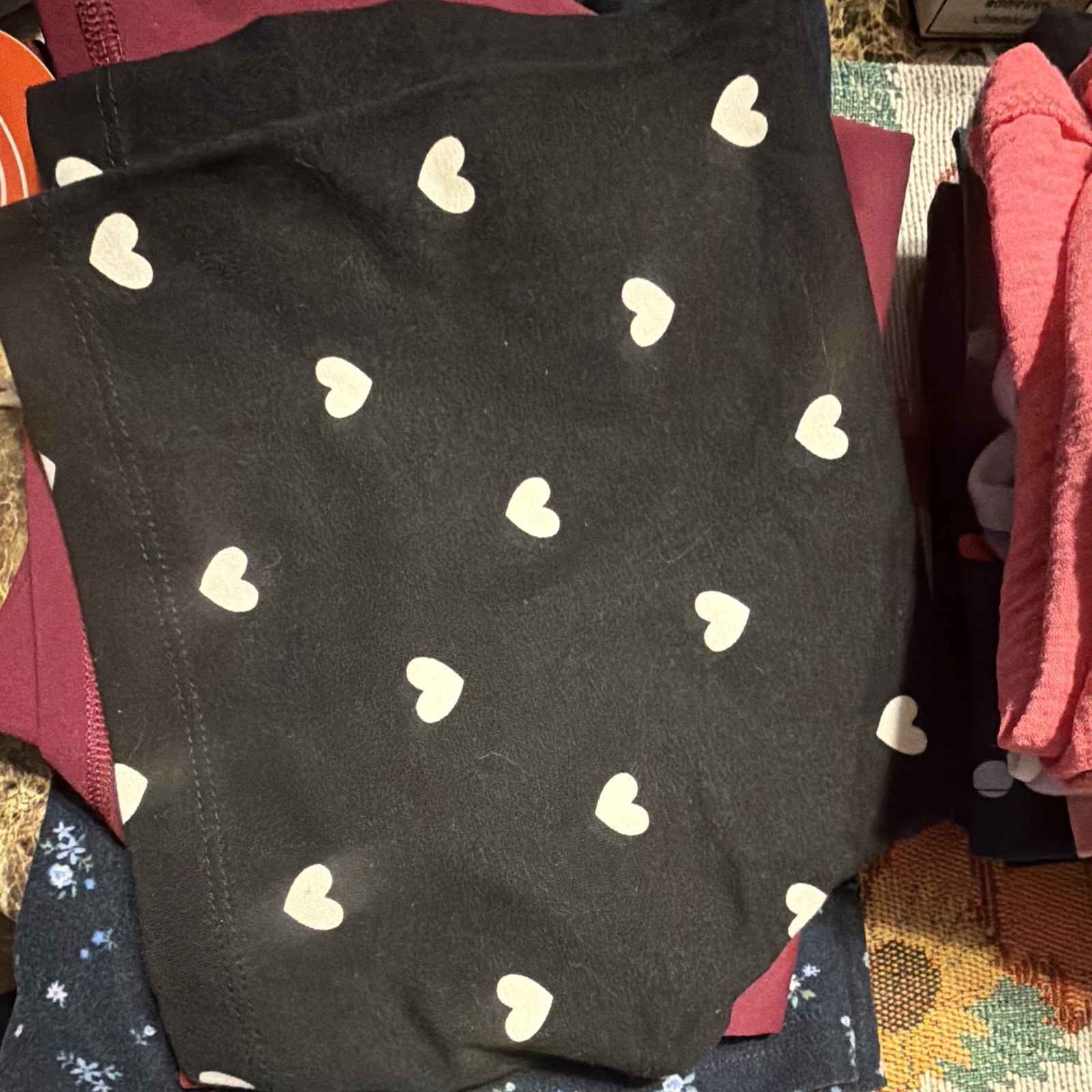 Girls Leggings Lot Size 4-6 Multicolor Assorted Colors & Mixed Patterns