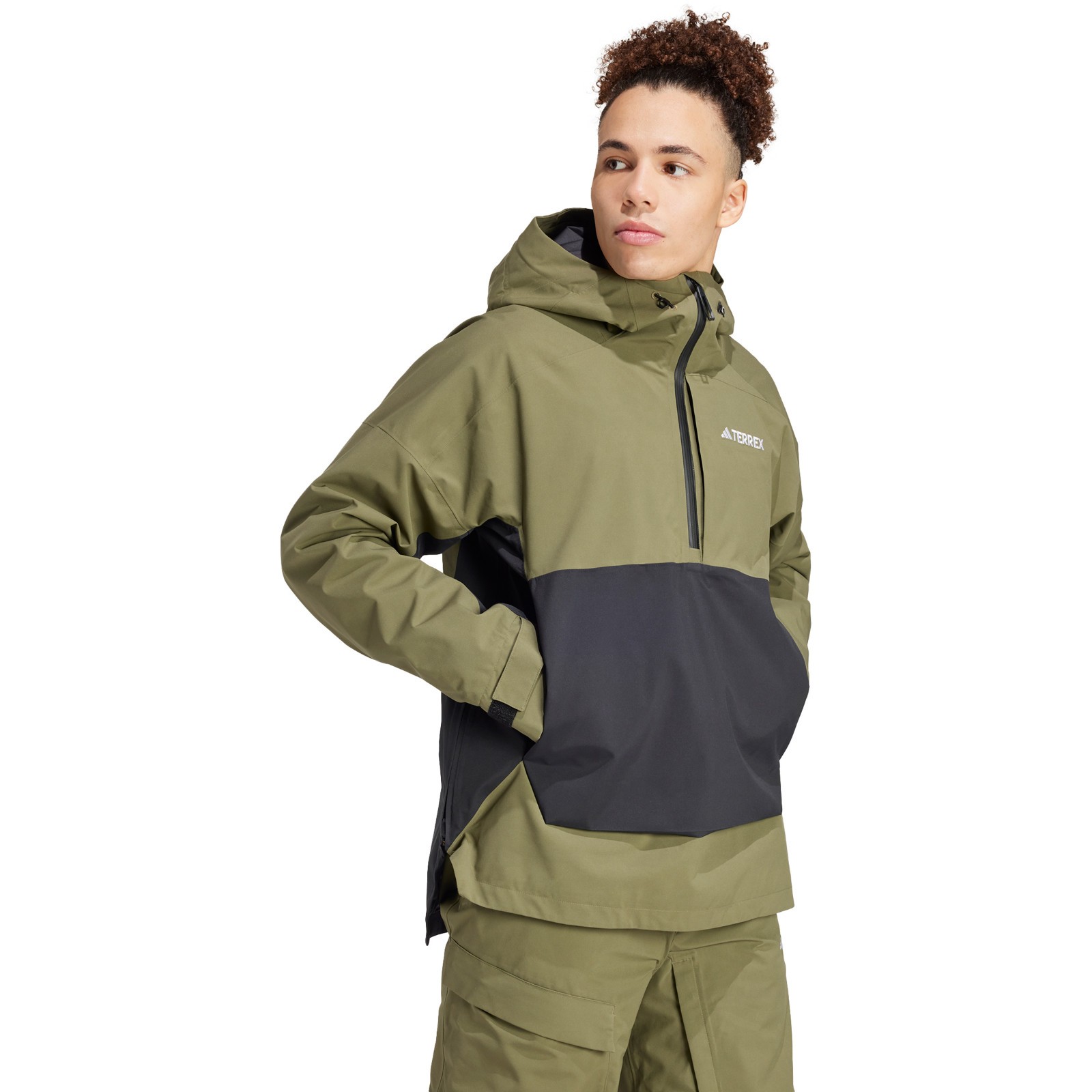 $320 NWT ADIDAS Men’s TERREX Xperior 2L Lined RAIN.RDY Anorak Ski Jacket Sz XL