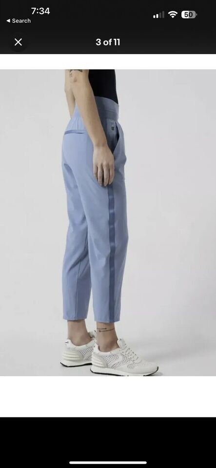 Athleta 18 Nolita Slim Tapered Crop Pant Walnut Brown #980400 Stretch
