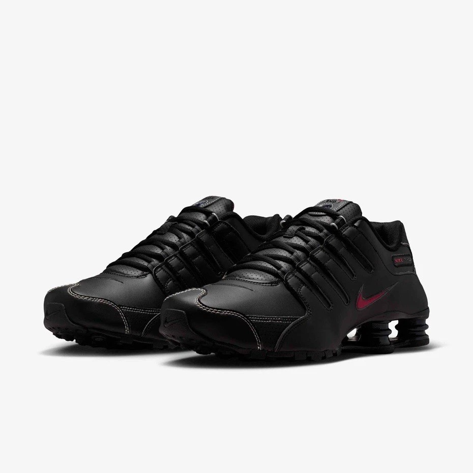 New Nike Shox NZ Black White Varsity Red Sneakers 378341-017 Men’s Size 10 US