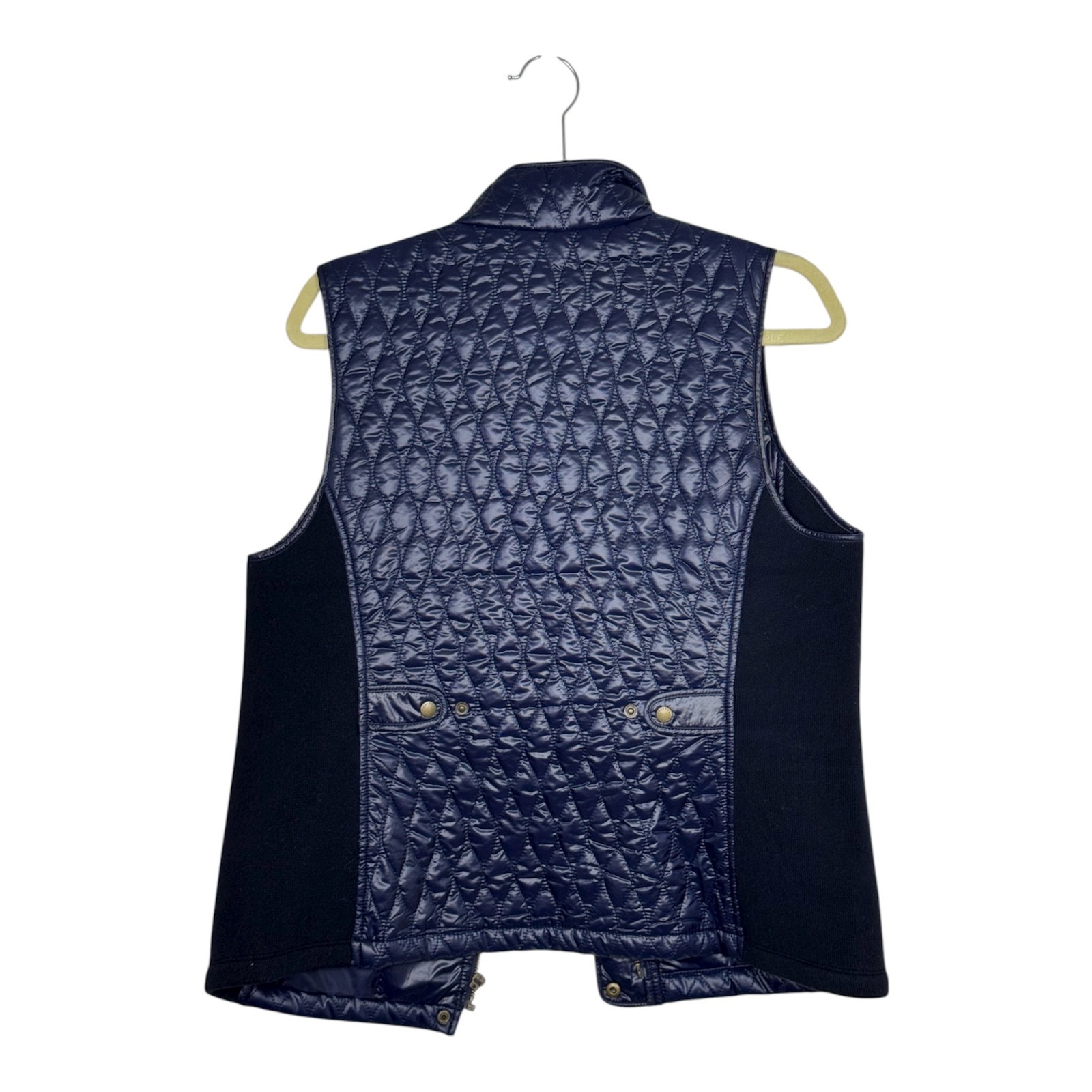Talbots Navy Quilted Puffer Vest Size Medium