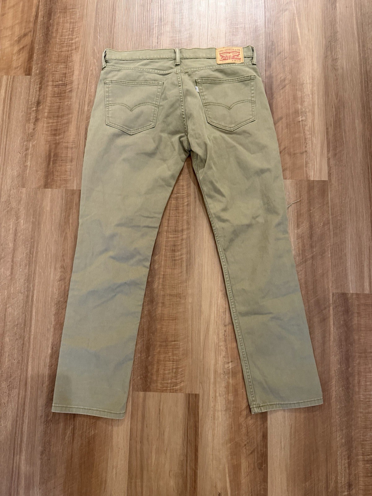 Levi Strauss & Co 511 Jeans 36×32 Olive Jeans Ripped