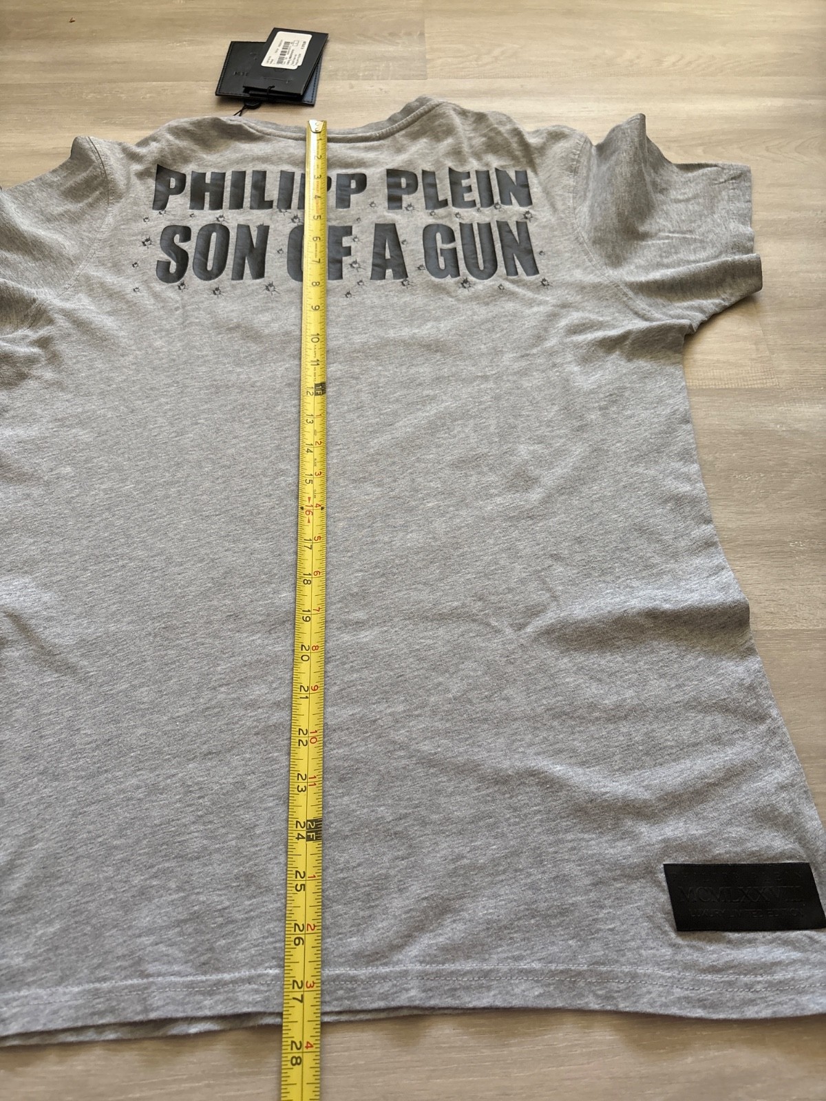 $435 Authentic Philipp Plein Son Of A Gun Limited Ed.Mens Crew Neck T-shirt US L